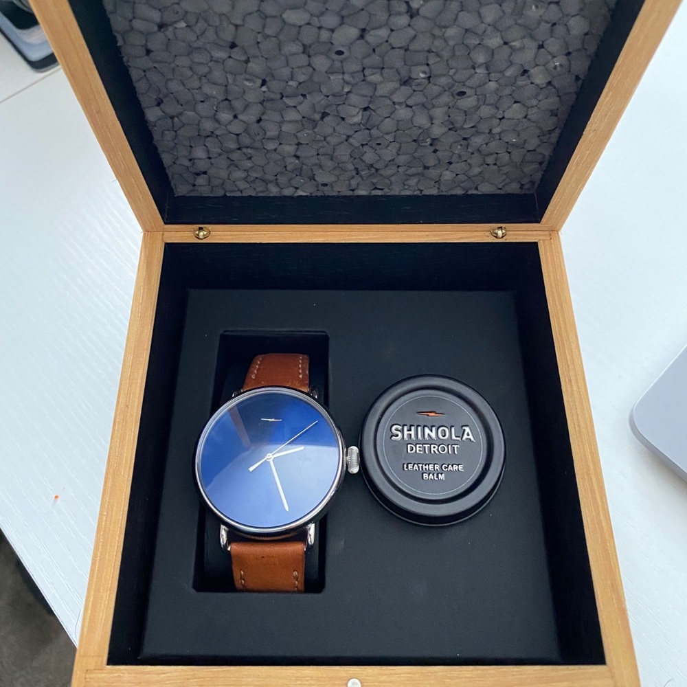 Shinola Canfield Bolt Blue